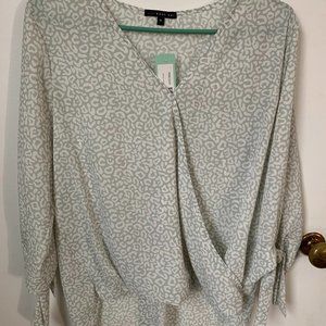 NWT - West Kei - Alian Surplice Tie Sleeve Blouse